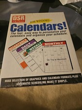 New Sealed Windows 95 Calenders Dsr Software Pc picture