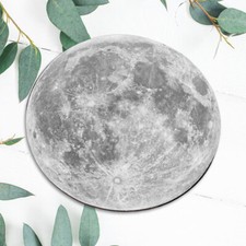 Moon Surface Planet Space Gaming Mouse Pad Mat Office Desk Table Accessory Gift picture