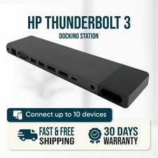 HP Thunderbolt 3 USB-C Docking Station HSTNN-CX01 for EliteBook ZBook NO ADAPTER picture