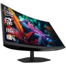 24 Inch Curved Monitor 100Hz 1500R Eye Care Display HDMI DisplayPort Speakers picture