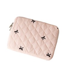 Attria Cute Bow Graphic Carrying Laptop Bag Y2K Preppy Laptop 13-14 inchPink picture