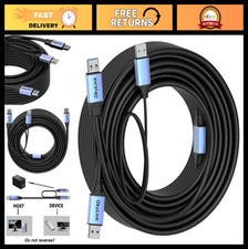 65ft Active USB 3.0 Repeater Cable A Male to A Male, 5Gbps, Power Boost for Long picture