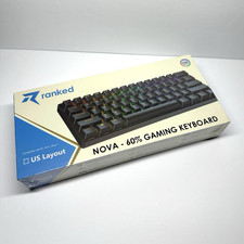 Ranked Nova N60 60% RGB Mechanical Gaming Keyboard Hot Swap PBT USB-C US picture