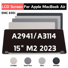 LCD Display Screen For Apple Macbook Air 2023 M2 A2941/A3114 15in EMC 9301 US picture