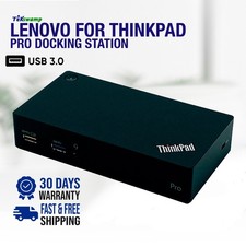 Lenovo ThinkPad USB 3.0 Pro Dock Station for ThinkPad E475 E570 E470 NO ADAPTER picture