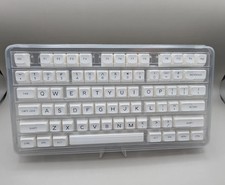Maxkey SA White 127 Key Doubleshot ABS Keycap Set Cherry Novelties MX picture