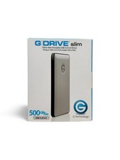 G-Technology 500GB G-DRIVE slim Portable Hard Drive USB 3.0 0G02361. PC/ MAC picture