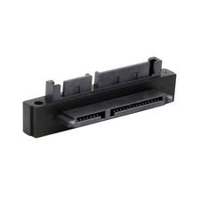 90 Degree SATA 22Pin 7+15 Male to SATA 22P Female Connector Sata Adapter picture