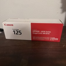 Canon 125 Toner Cartridge 3484B001 for LBP6000, MF3010 Genuine, Sealed picture
