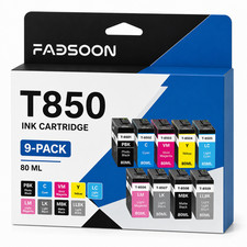 T850 9PK PBK/C/M/Y/LC/LM/LBK/MBK/LLBK With Chip Ink Cartridge for SureColor P800 picture