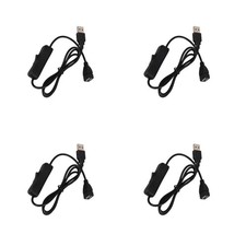 Industrial USB Fan Power Cable with Inline Button Flexible and Durable Design picture