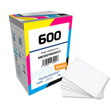 Magicard MB300YMCKO/2 Color Ribbon 300 Prints for Magicard 600 OEM + Bonus Cards picture