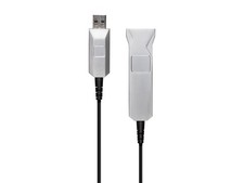 USB-A to USB-A Female 3.0 Extension Cable - 49.2 Feet - Black | Fiber Optic picture