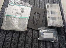Panduit CFPWR4CIG 1-Gang, 4-Port Vertical Faceplate Sloped Water-Resistant picture