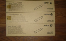 Xerox Phaser 6700 High-Capacity Toner Cartridge 106R01507/08/09 CYM NEW picture