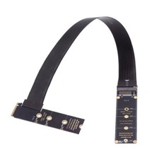 Cablecy M-Key NVME Male to Female Extension PCI Express Cable 30cm Right Angled picture