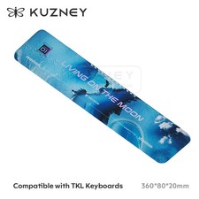 KeysMe Landing Alloy Palm Pad TKL CNC Metal Wrist Support Mechanical Keyboard picture