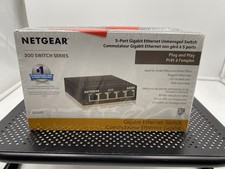 LOT OF 2 Netgear GS305-300PAS 5-Port Gigabit Ethernet Unmanaged Switch picture