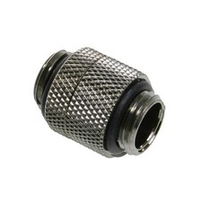 Bitspower International Adapter Straight G1/4-Inch AG to Rotatable Black BP-BSRG picture