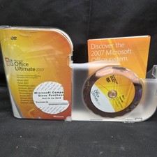 Microsoft Office Ultimate 2007 DVD Full Version Word Excel Powerpoint picture