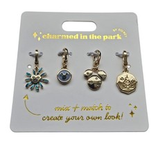 2026 Disney Parks Charmed in the Park Mickey & Castle 4 Mix-and-Match Charm picture