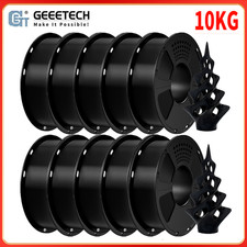 10KG Geeetech 3D Printer Filament PETG Black 1.75mm 1KG Per Roll Consumable picture