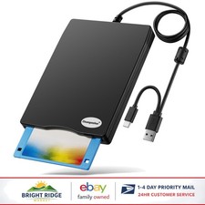 External USB Floppy Drive with 1.44 Mb Storage Capacity and Fast Transfer picture