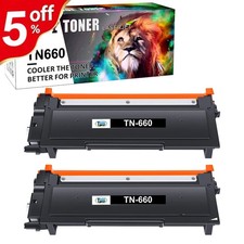 2PK TN-630 TN660 Toner Cartridges Replacement For Brother MFC-L2700DW HL-L2300D picture