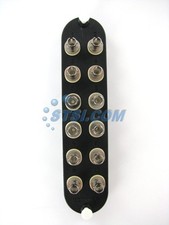 Corning CCH-CP12-15T Panel 12 ST Simplex OM1 Multimode 62.5 Adapters BULK ~STSI picture