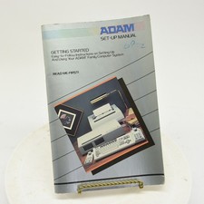 Vintage Coleco ADAM Computer Set-Up Manual Retro Gaming Computing Manual picture