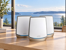 Netgear Orbi 960 Series AXE11000 Quad-Band Mesh Wi-Fi 6E System (3-pack) RBKE963 picture