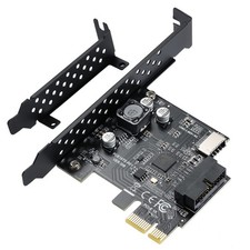 PCIE SATA Expasion Card USB 3.2 GEN1 5Gbps Type E Key A and USB 3.0 19pin Fro... picture