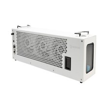 QC01-360 White Water Cooling Chassis 0.1C Display 2200RPM Copper Core G1/4 picture