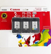 Canon Genuine Black PG-275 Twin & CL-276 Ink Cartridges Color Club Pack picture