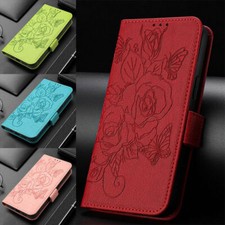 Leather Rose Wallet Cover Case For Infinix Hot 40 Smart Tecno Camon 50 Spark picture
