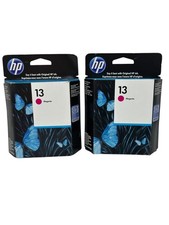 HP 13 Magenta Ink Cartridge C4816A Set 2 Genuine HP Officejet Pro NEW Printing picture