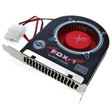 1x 4-pin Power 12V 2200rpm 42CFM PCI Slot Fan PC System Heat Air Exhaust Cooling picture