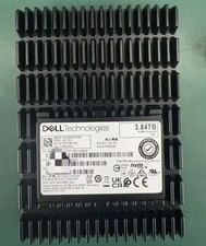MICRON 3.84TB SSD U.2 7500 PRO DELL NVMe Gen4 x4 MTFDKCC3T8TGP DP/N 0GT3F3 picture