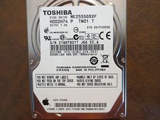 Toshiba MK2555GSXF (HDD2H74 P TW01 T) 010 D2/FH305B Apple#655-1550C 250gb Sata  picture