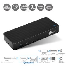 SIIG Triple Hybrid 4K Video Docking Station with PD Charging (JU-DK0P11-S1) picture