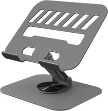 Metal Tablet Stand Holder Adjustable for Ipad Kindle Tab, Grey picture