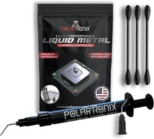 Polartronix Liquid Metal Thermal Paste - 1 Gram - Made in USA - Liquid Metal for picture