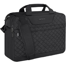 17.3 Inch Laptop Bag for Women Men, Black picture