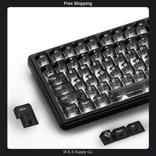 HITIME XVX 119-Key Transparent Mechanical Keyboard Keycap Set Cherry Profile picture
