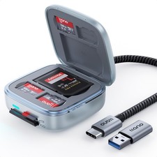 llano UHS-II SD&Micro SD Card Reader Adapter, TF 4.0 Memory Holder with 6-Slot picture