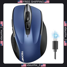 Wireless Mouse Bluetooth 5.0/2.4G Rechargeable Silent 6-DPI Compact picture