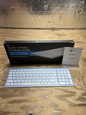 iClever IC-BK10 Blue Multi Device Ultra Slim Rechargeable Wireless Keyboard picture