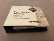 Vintage Original OEM Gateway 2000 Software Bundle CDs Binder Full of Discs picture