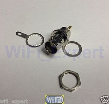 LOT of 10 x BNC Female nut Bulkhead Solder RF Connector Adapter USA picture