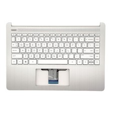 Palmrest Non-Backlit Keyboard For HP 14T-DQ 14-FQ 14-DQ1059WM L88200-001 Silver picture
